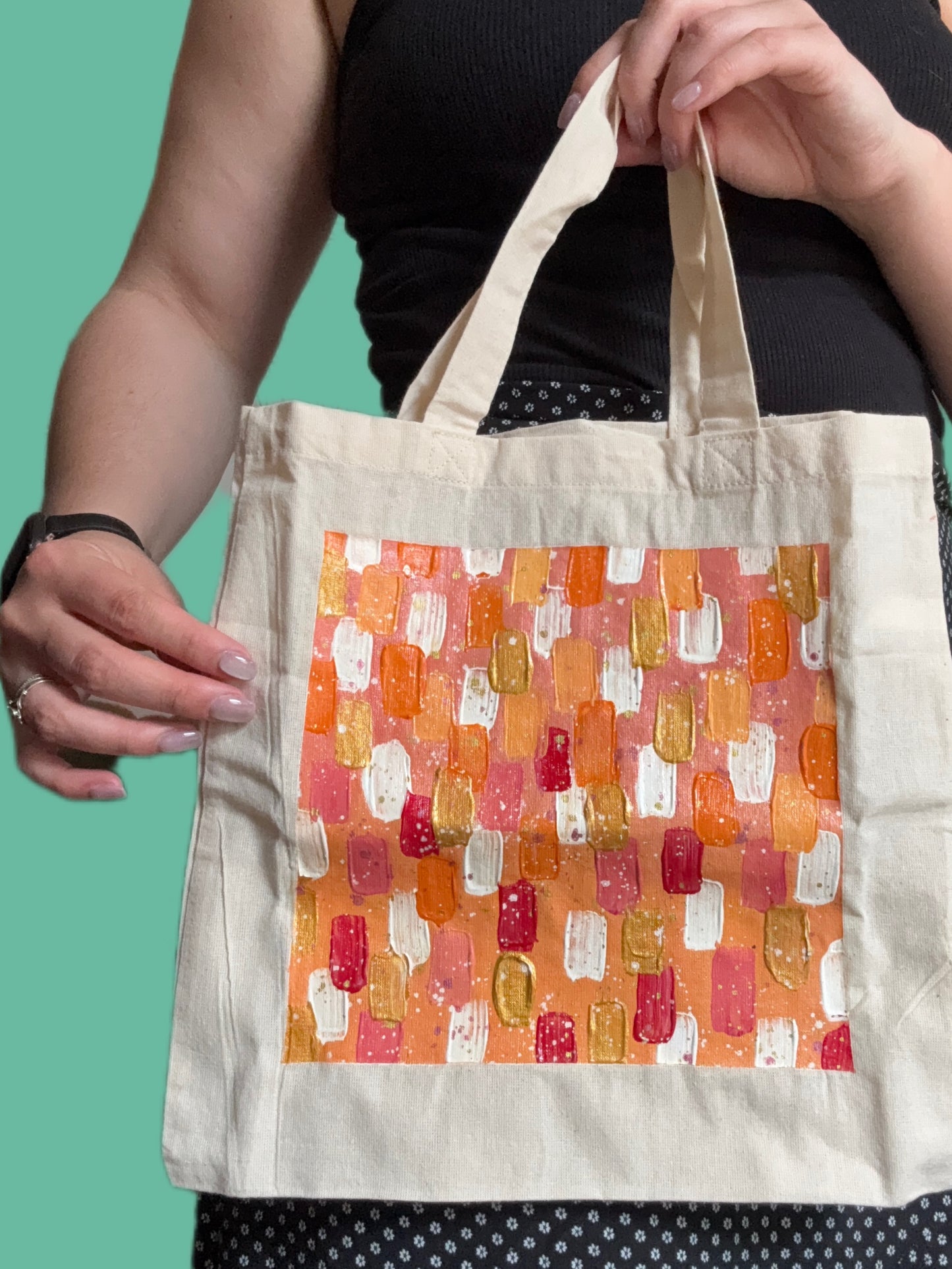 Hand Painted Tote Bags - Small