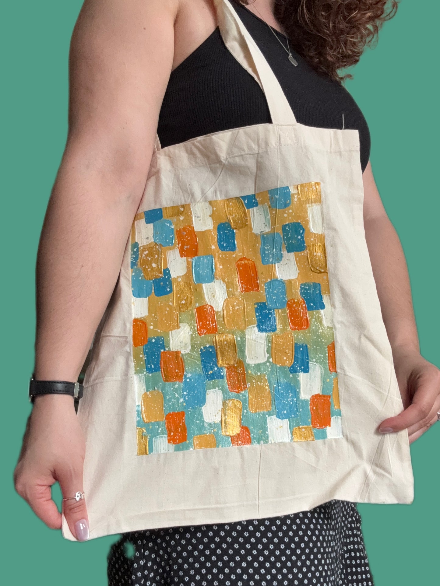 Hand Painted Tote Bags - Large