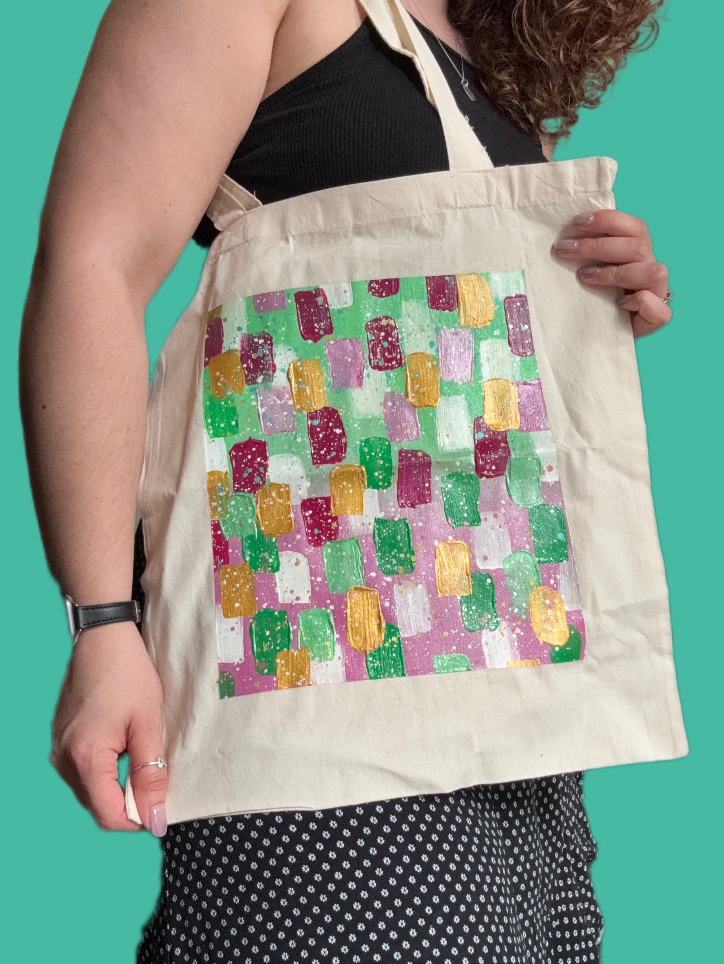 Hand Painted Tote Bags - Large