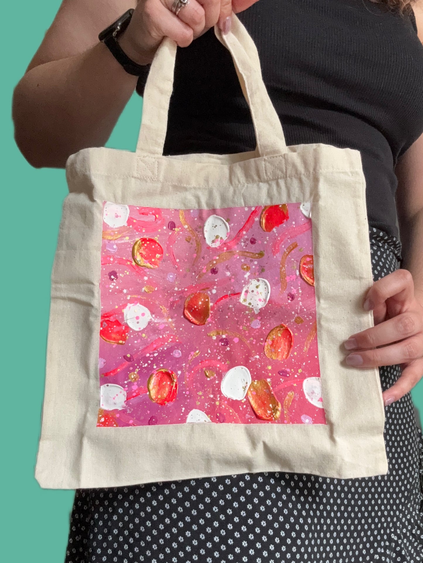 Hand Painted Tote Bags - Small