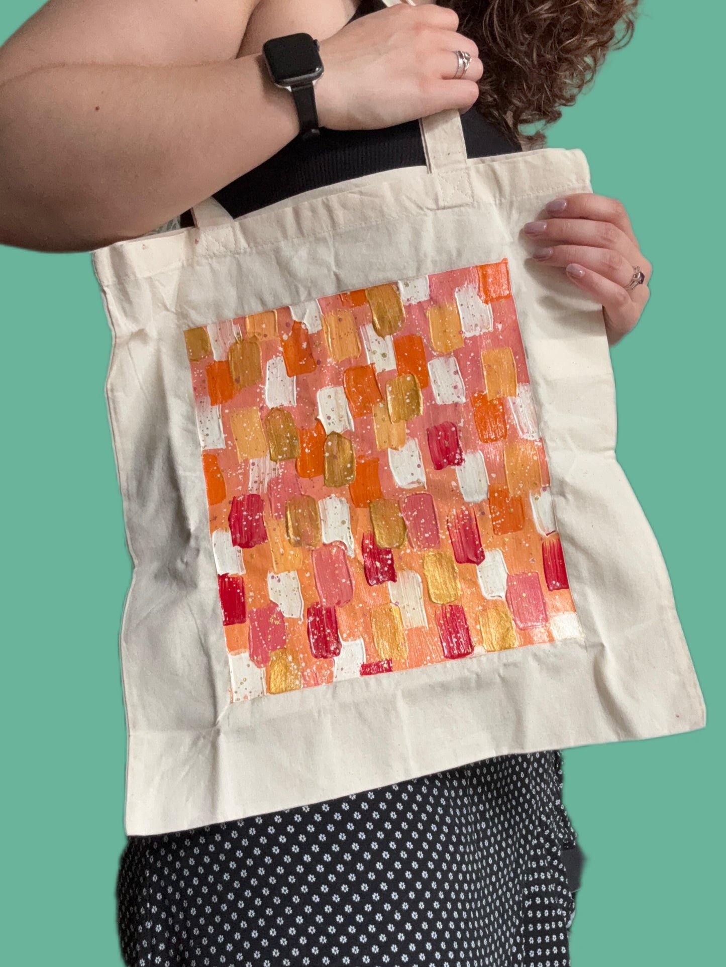 Hand Painted Tote Bags - Large