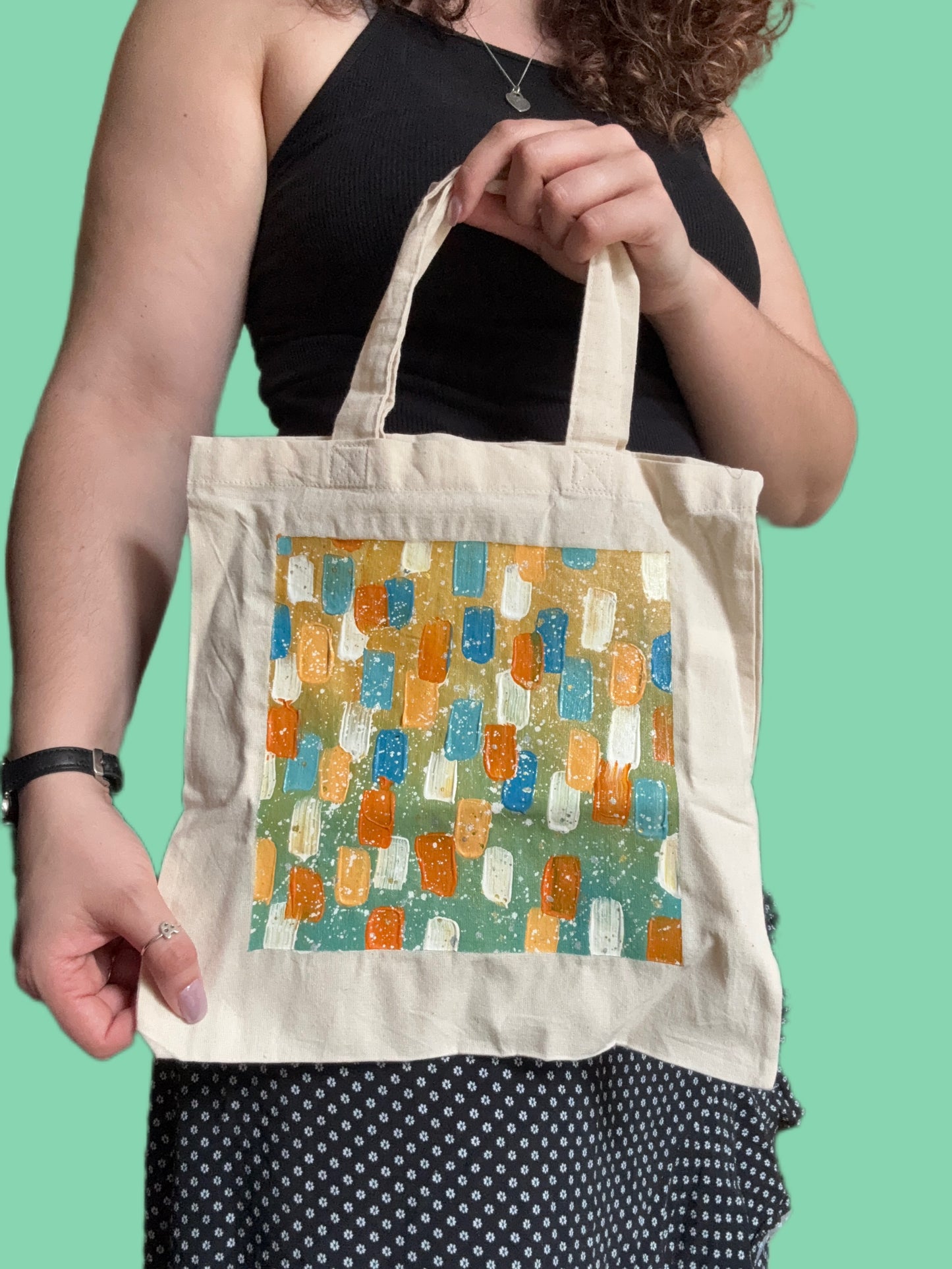Hand Painted Tote Bags - Small