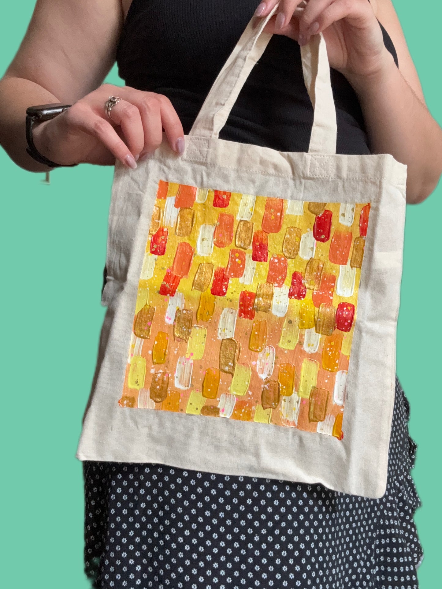 Hand Painted Tote Bags - Small