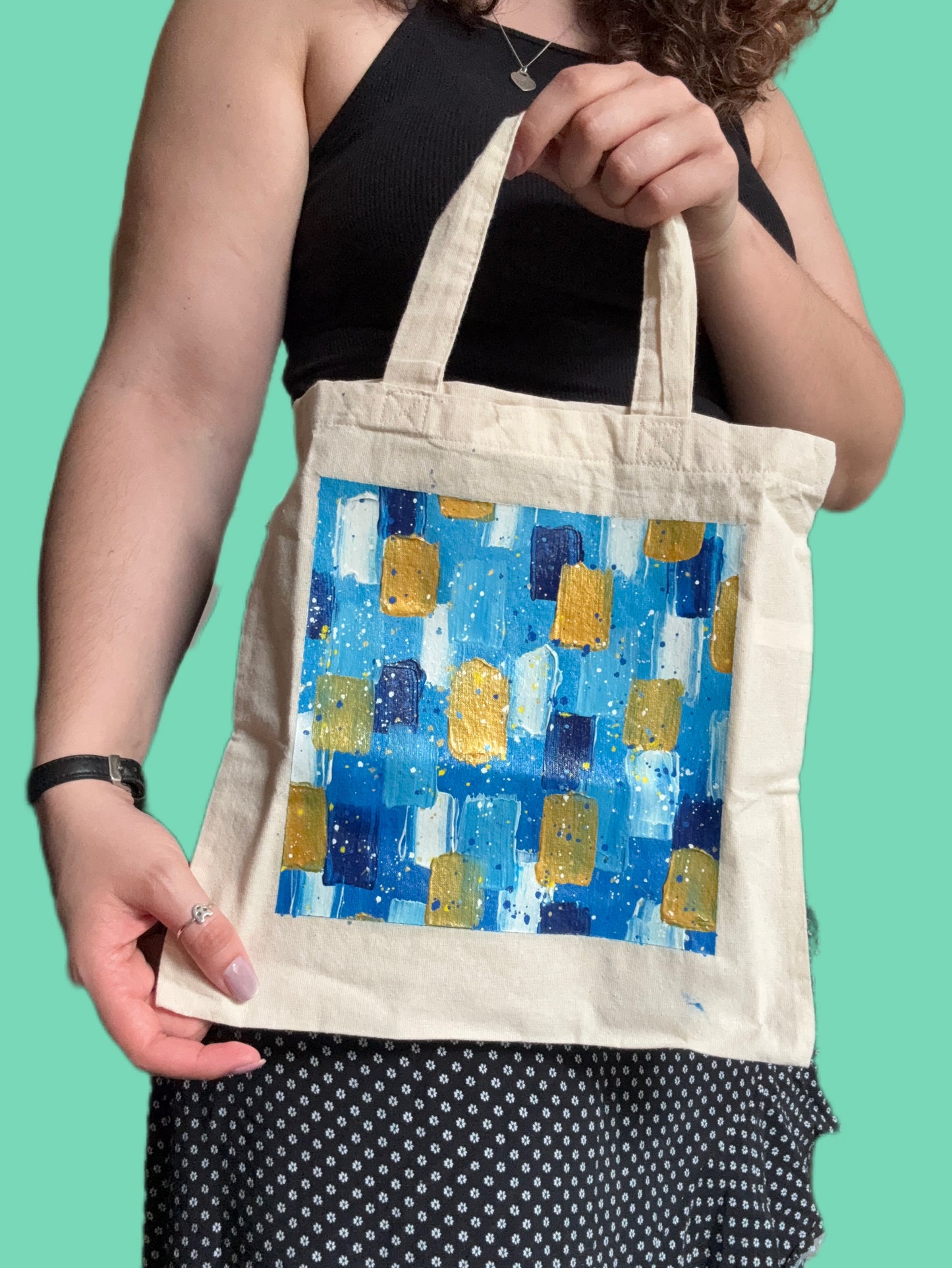 Hand Painted Tote Bags - Small