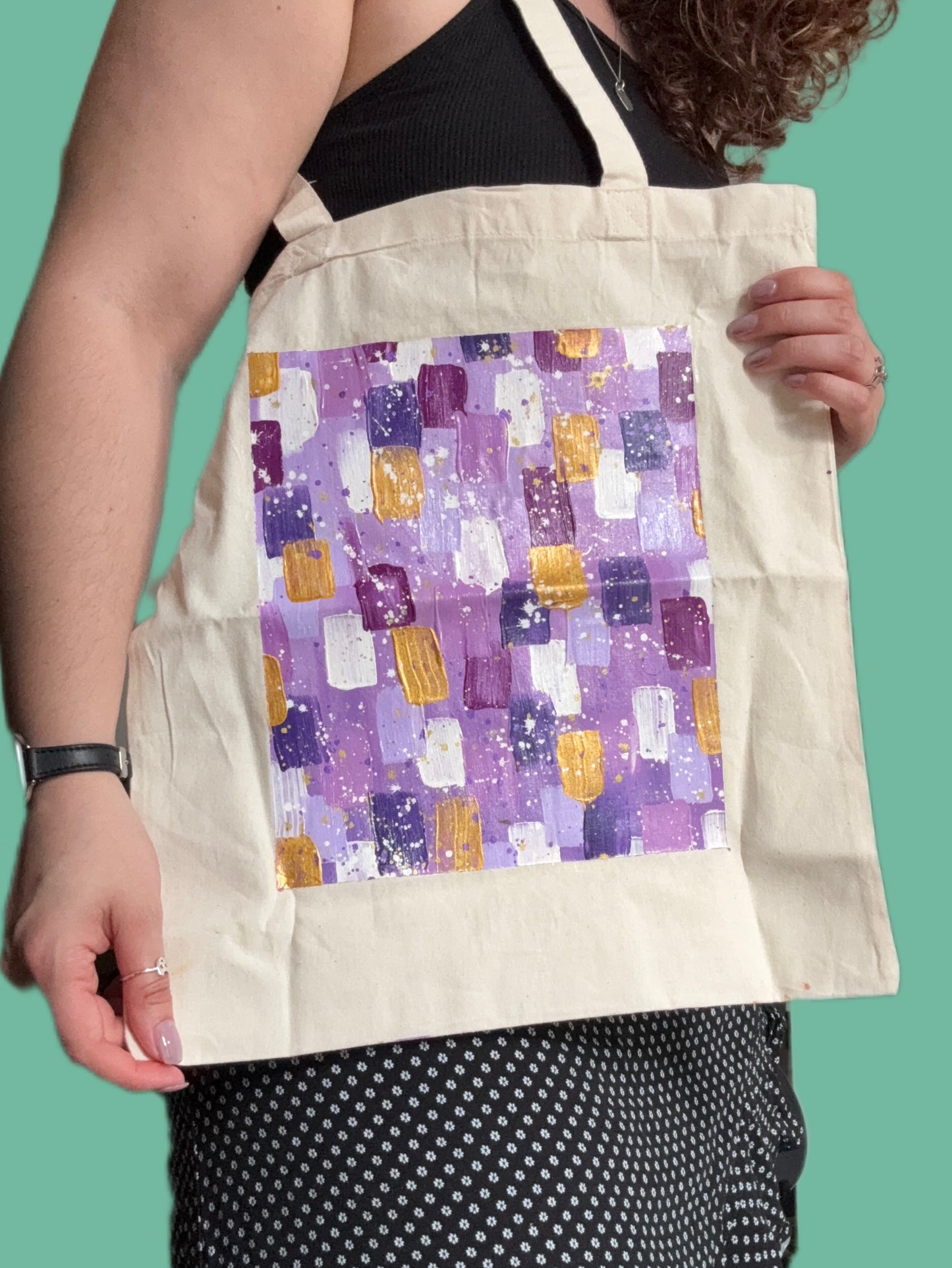 Hand Painted Tote Bags - Large