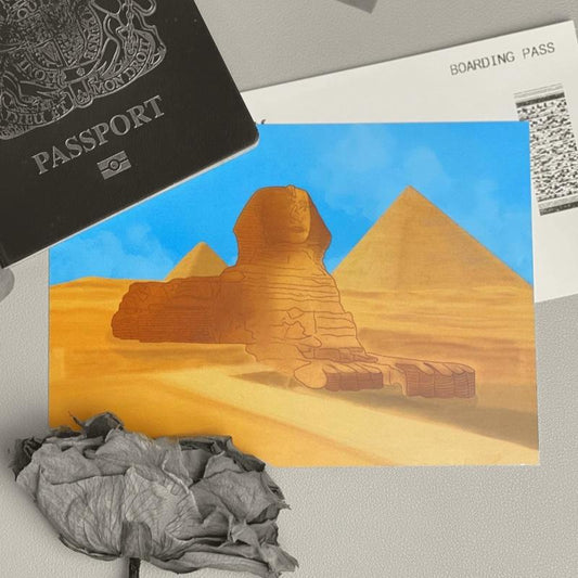 Sphynx Postcard - Egypt