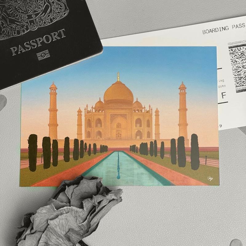 India - Taj Mahal Postcard